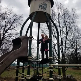 Climbed to the top of the silo!
