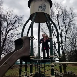 Climbed to the top of the silo!