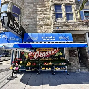 the outside of the building