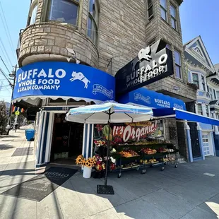 the outside of the building