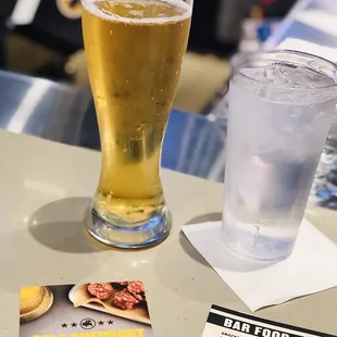 Angry Orchard Cider &amp; water
