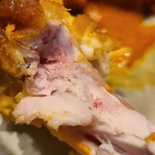 Raw chicken