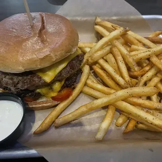 Bacon Smashed Hatch Chile Burger