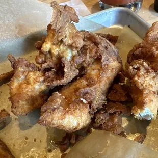 Supposed to be tenders. Yuck.