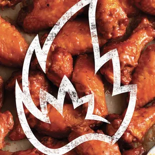 chicken wings and fried chicken, food