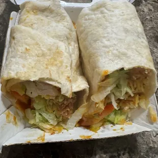 Chicken wrap revealed!