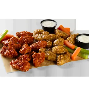 chicken wings and fried chicken, fried chicken wings, fried chicken, chicken, bbq wings, poultry, chicken wings, food, bbq chicken