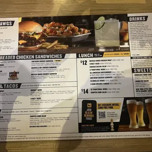 Menu (side 2)
