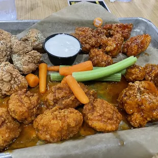 Bogo Boneless wings on Thursday. Sauces/seasoning: Asian zing, original Buffalo, lemon pepper, and mango habanero