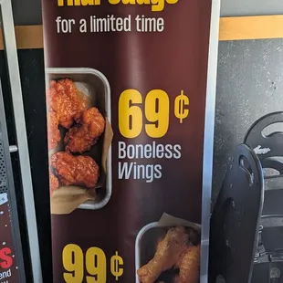 chicken wings and fried chicken