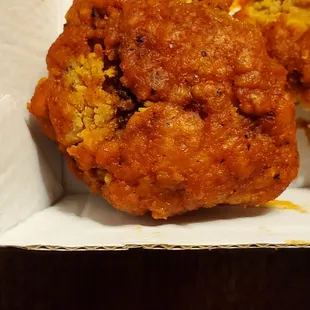 Boneless Buffalo chicken or whatever you want to call it.