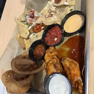 Sampler platter