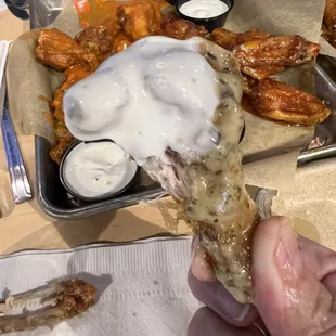 Parmesan Garlic with ranch