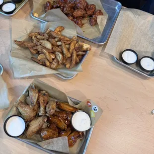 poultry, food, fried chicken, bbq wings, chicken wings and fried chicken, bbq chicken, chicken, chicken wings, fried chicken wings