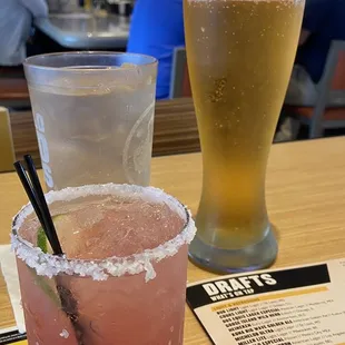 Hibiscus margarita and kolsch