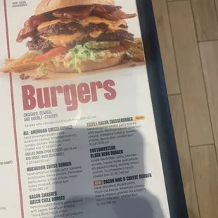 Burger Menu