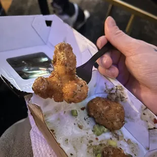 Penis-shaped cauliflower wing