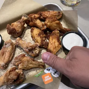 Baby wings the side of my thumb for $15???!