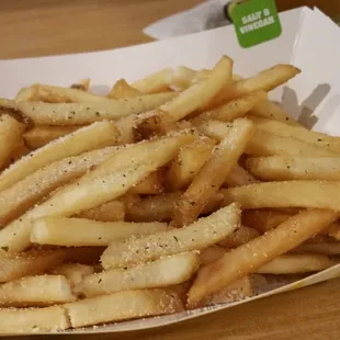 Salt and vinegar fries