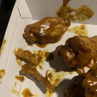 That is an untouched wing that was in the box