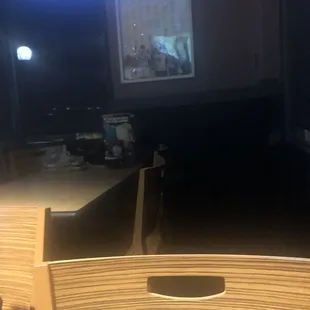 A lot of table was not clean off. The waitress explained after we asked why a lot of tables were still dirty with plates on them.