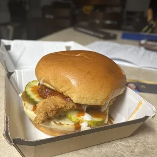 Their Real chicken sandwich