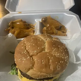 Cheeseburger &amp; Wings
