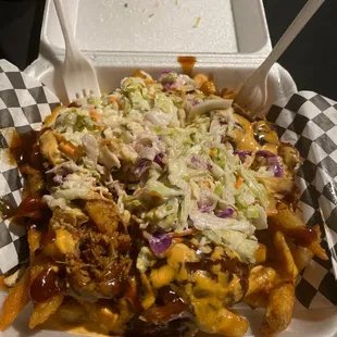 Reg. Pulled pork fries