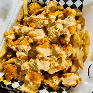 Mango habanero fries