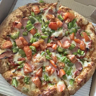 Ham/tomatoes/green peppers