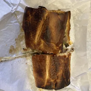 a cut in half