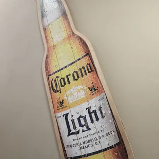 a bottle of corona light