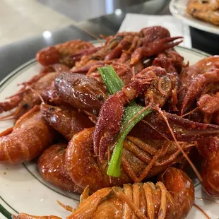 chicken wings and fried chicken, food