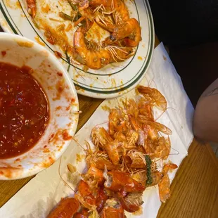 Shrimp and crawfish