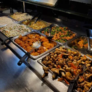 interior, oysters and mussels