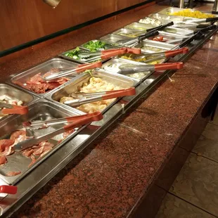 Items for Mongolian bbq