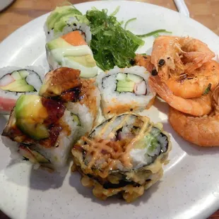 More sushi. Like I said previously, the rolls are all rather same-y, but they are fresh and pretty tasty.