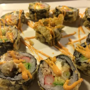 sushi and sashimi, sashimi, sushi, food