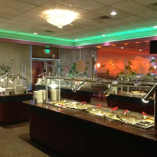 sushi and sashimi, interior