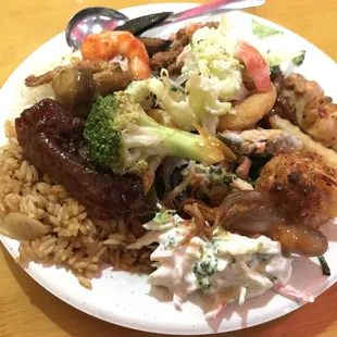 a plate of food