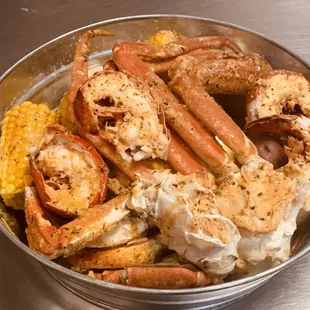 Pick 5 seafood combo platter