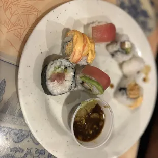 sushi and sashimi, food