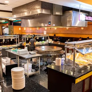 sushi and sashimi, interior