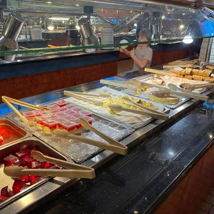 interior, sushi and sashimi