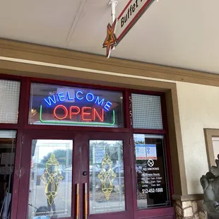 Front of restaurant