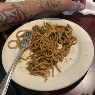 Supposed to be chow 42. Vegetable Lo Mein