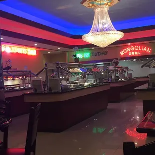 Buffet selection clean