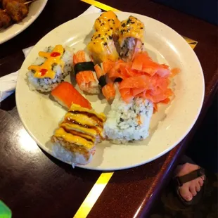 food, sushi, sashimi, sushi and sashimi