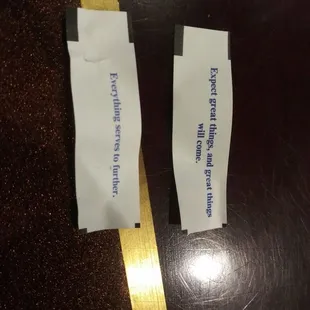 You can actually see fortune cookies getting lazier, where's the rest of the second one? Lol