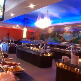 sushi and sashimi, interior